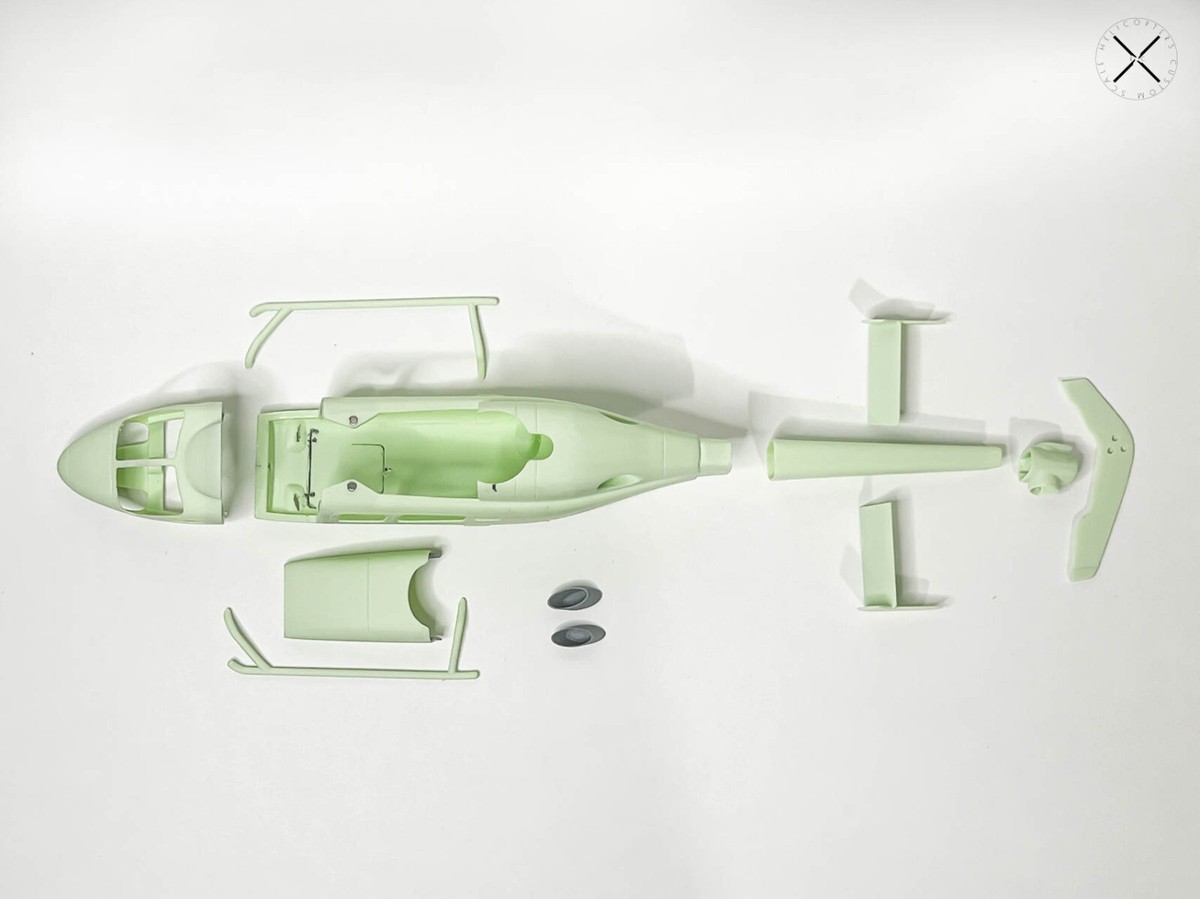 Fuselage kit (New Ver) Bell 429 for K110/K124 and Compatible RC