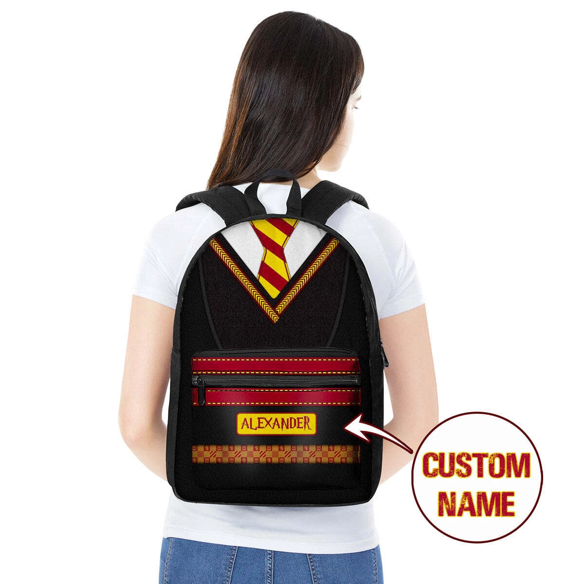 Personalize Custom Name Harry Potter Backpack back to school