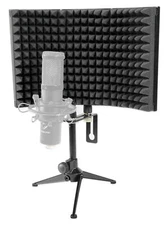 Rockville RockShield 1 Studio Microphone Isolation Shield w/Sound Dampening Foam