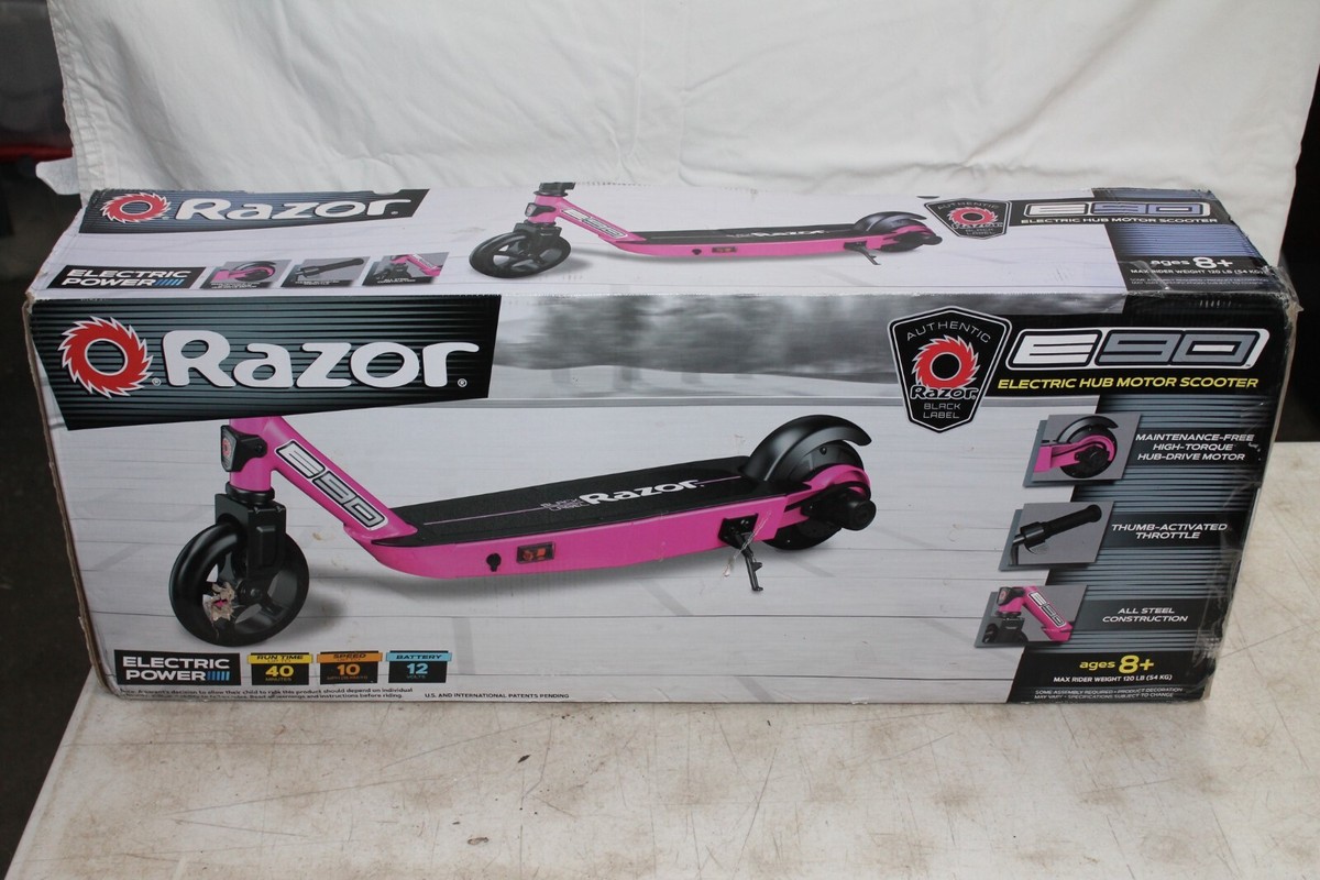 Razor E90 Electric Hub Motor Scooter Never Used w/Original Box