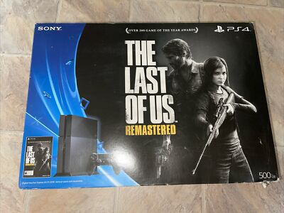 Sony PlayStation 4 The Last of Us Remastered Bundle 500GB Jet Black Console