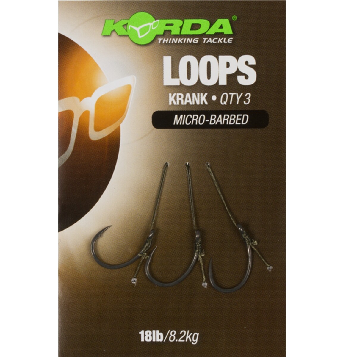 Korda Loop Combi Rigs Krank Hook Micro Barbed Size 6 Carp Fishing Pre Tied Rig