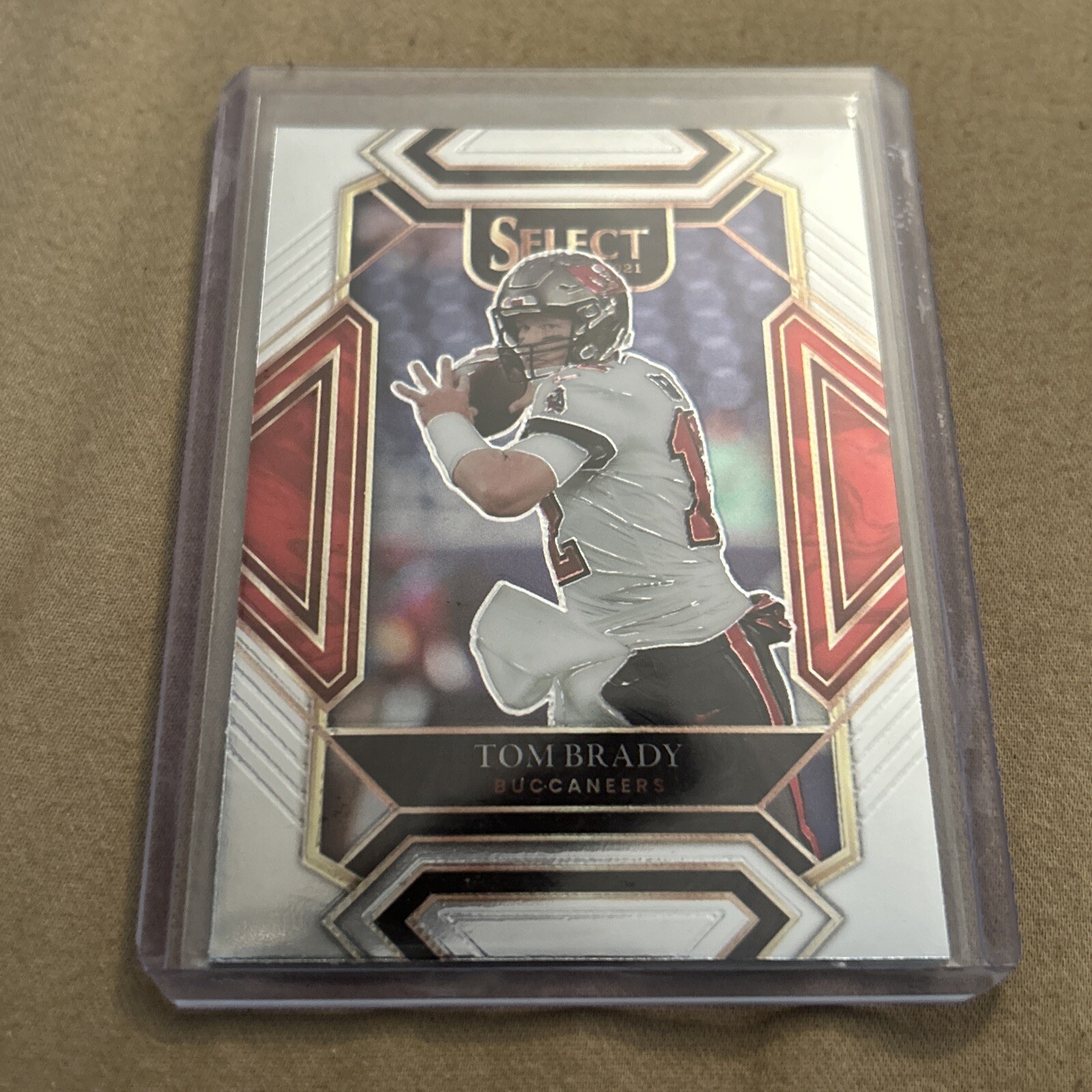 2021 Panini Select Tom Brady Silver Club Level #201 Tampa Bay Buccaneers