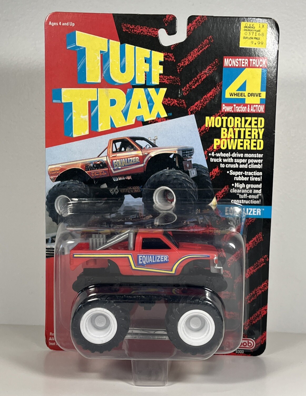 Galoob Tuff Trax Equalizer Monster Truck Motorized Battery Powered On