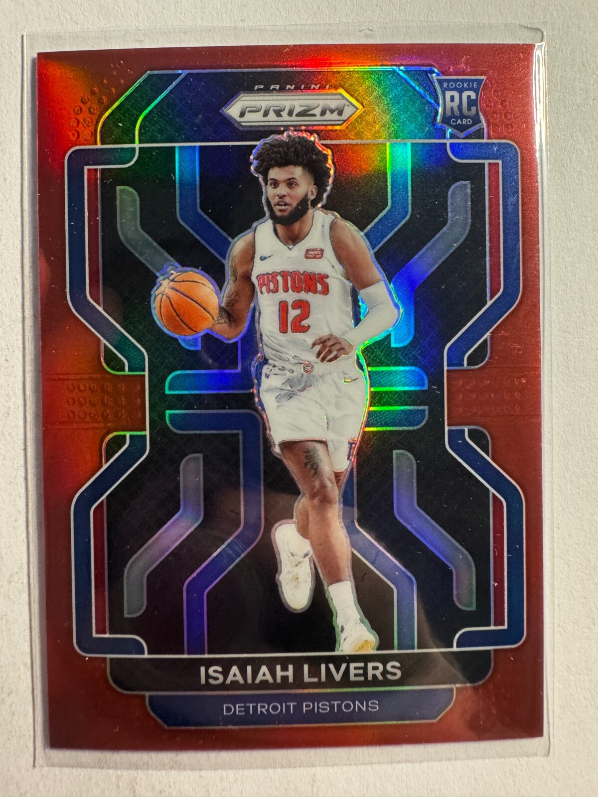 K269,085 - 2021-22 Panini Prizm Prizms Red #296 Isaiah Livers #/299