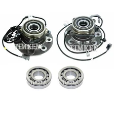 Timken Front and Rear Wheel Bearings Hubs Kit For Dodge Ram 2500 4WD 4-Wheel ABS