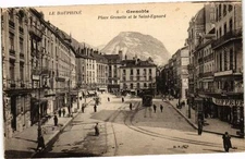 CPA GRENOBLE - Place Grenette et le St-Eynard (164806)