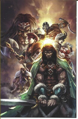 MIGHTY BARBARIANS #6 ALAN QUAH VIRGIN VARIANT LMT 1: 10 ABLAZE 2023 NEW UNREAD