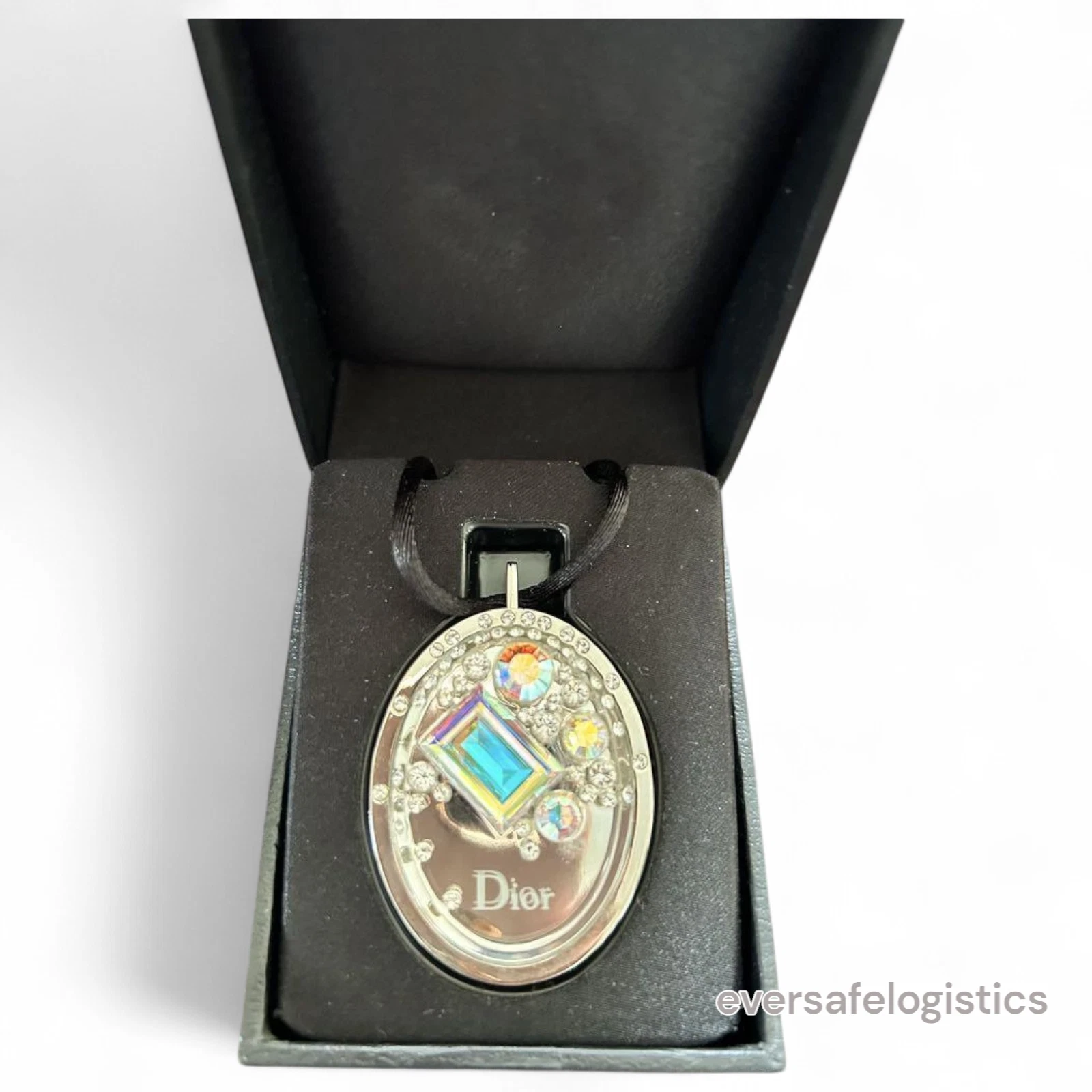 Collana Christian Dior Cristal Boréal n.251 Cristal rosa mai usata con scatola