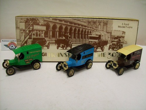 Ford Model T Van "3er Set" Transport of 30´S Corgi-Toys (Gt. Britan) 1:43, OVP - Bild 3 von 5