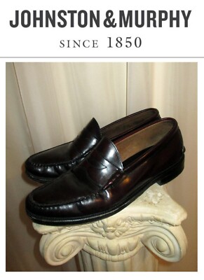 VTG JOHNSTON AND MURPHY ARISTOCRAFT Mens 13 B Deep Burgundy  display picture 3