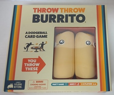 Throw Throw Burrito - A Dodgeball Card Game by Exploding Kittens (Ages 7+) NEW