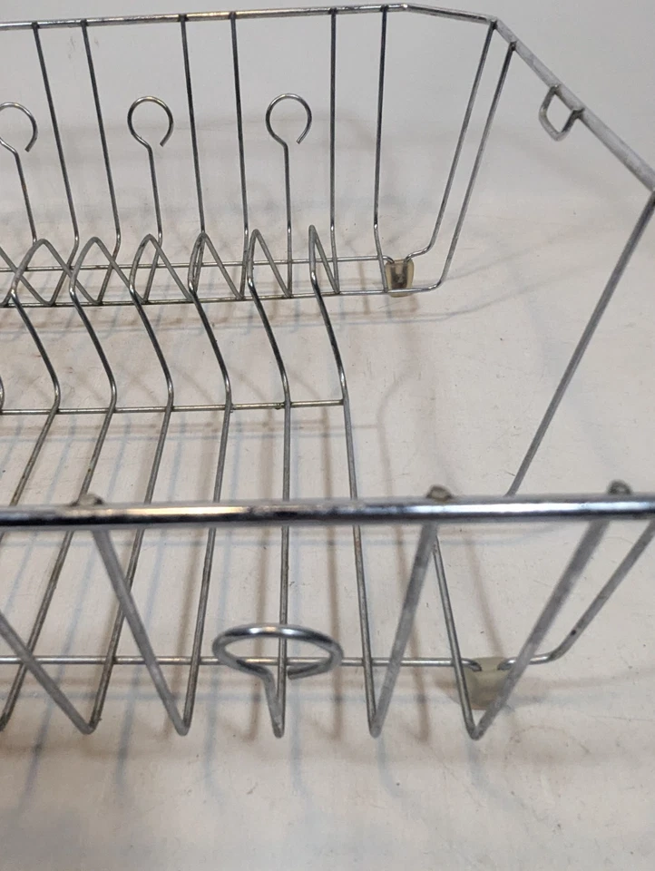 Rubbermaid Wire Dish Rack Drainer Silverware Holder Large - Image 2 of 4