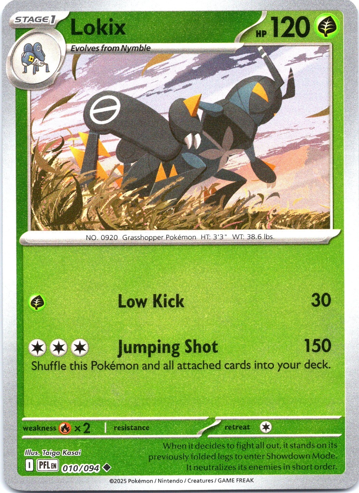 Lokix Uncommon ME02: Phantasmal Flames 010/094 NM