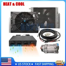 Universal 12v Underdash Heatcool Car Air Conditioner Electric Ac Cool System