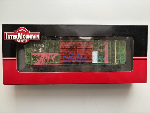 Coche de carga HO InterMountain 4831402 Burlington Northern desgastado | Zustand: New
