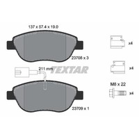Textar BremsbeläGe Vorne FüR Fiat Stilo Bravo II Lancia Delta III Musa