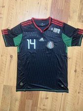 adidas Mexico Chicharito #14 Soccer Jersey Black