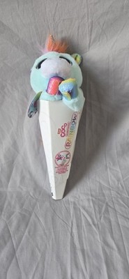  Zuru Coco Surprise Blue & Rainbow Mane Unicorn Glittery Eyes Plush - 6.5''  NIB