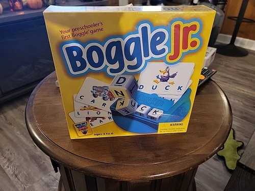 NEW SEALED VTG 1998 Boggle Jr. Preschooler's Game Parker Brothers Ages 3-6 USA