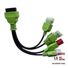 Motorbikes OBD Diagnostic Adapter Cable,4Pin 6Pin Male to OBD2 16Pin Female 4