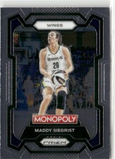 2024-25 Panini Prizm Monopoly WNBA Maddy Siegrist Dallas Wings #59