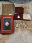 ESTATE US SILVER COIN LOT MIXED DENOMINATION 11PCS AMERICAN EAGLE + — photo 1