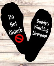 Personalised Liverpool Do Not Disturb Mens Socks Gift Present Football