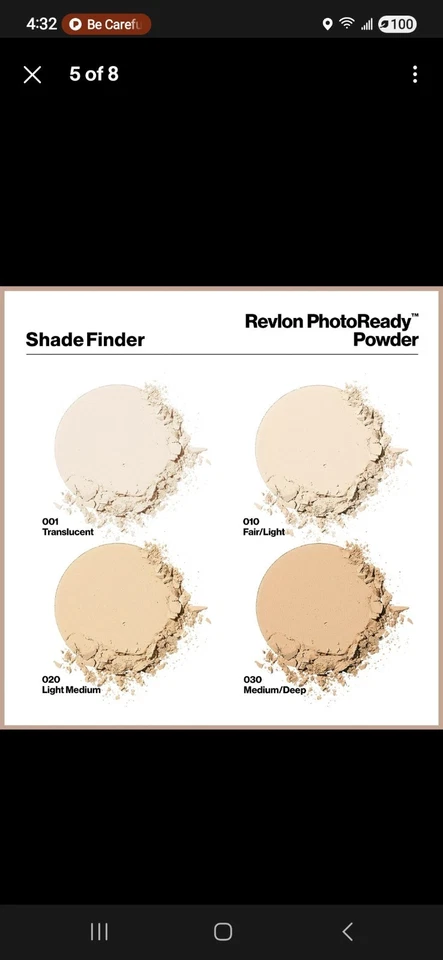 3 X REVLON PHOTOREADY BLURRING FACE POWDER MAKEUP, LONGWEAR 01 Fair NWS - Image 4 of 4