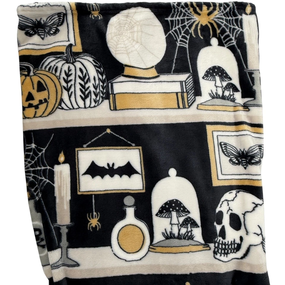 Cynthia Rowley Halloween Manta Decorativa De Gran Tamaño 60"x70" Acogedora NUEVA Foto 3 de 4