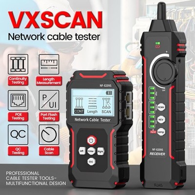 NF-8209S Network Cable Tester Ethernet Cable Tester with CAT5, CAT6 Line Tracer