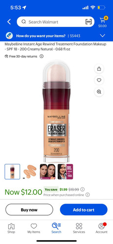 Maybelline Instant Age Rewind Radierer Behandlung Make-up 0,68 Oz. Neu - Bild 1 von 2
