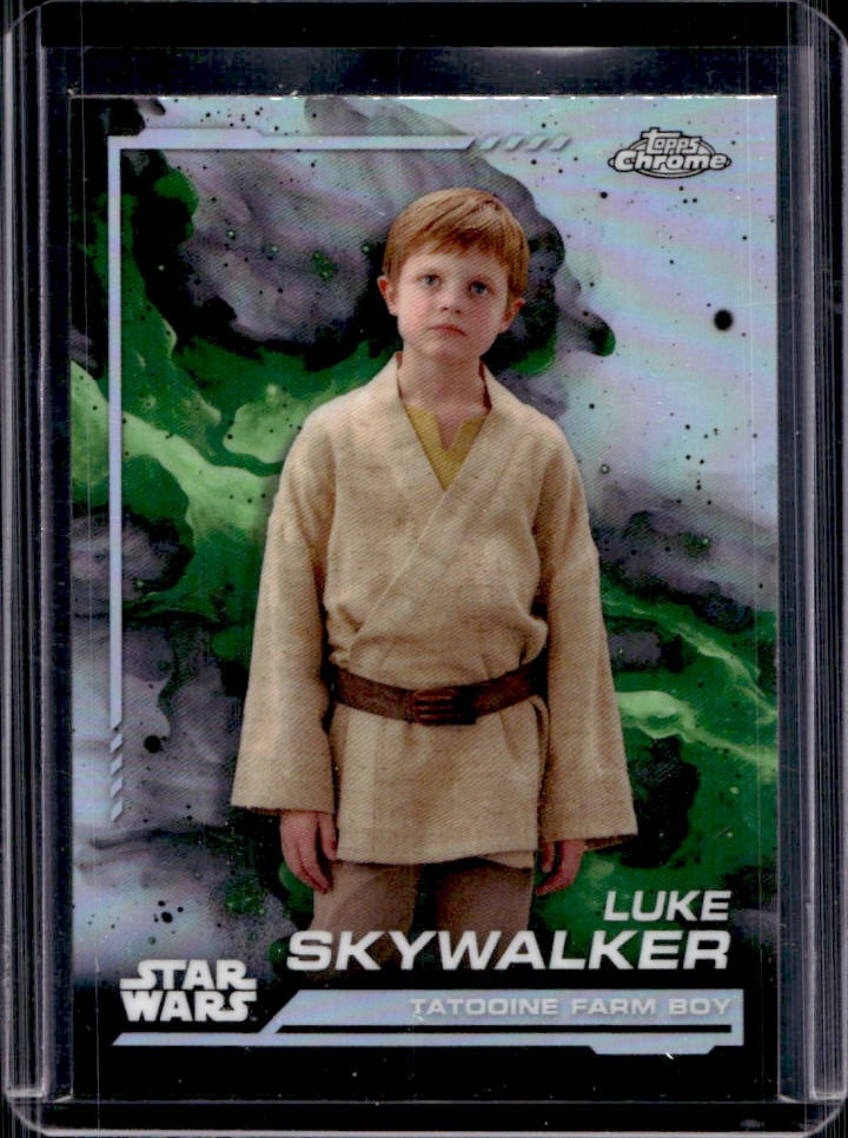 2024 Topps Chrome Star Wars Luke Skywalker Rainbow Refractor #70