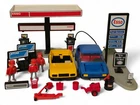 Vintage Playmobil #3434 Esso Service Gas Station Atlas 1981 (Incomplete)