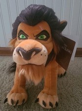 Disney Japan Scar Lion King Plush NWT RARE