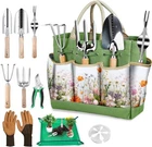 Gardening Tools Set for Women 29Pcs Heavy Duty Garden Hand Tools Set with Floral