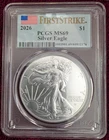 2026 $1 American Silver Eagle FS PCGS MS69 American Flag Label