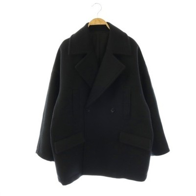 Ap Studio 24AW Bonding Coat Outer Double Wool 36 Black DO Used 6267dee83f1cd123c