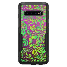 OtterBox Commuter for Galaxy S Choose Model Purple Green Floral Pattern