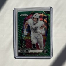 2023 Panini Prizm Maxx Crosby Green Wave Prizm #152 Las Vegas Raiders NFL