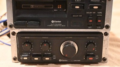 Clarion GD-501 GA-502 Car Stereo Component 2Set Vintage Junk JP | eBay
