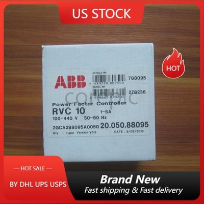 1PCS New ABB RVC-10 RVC10-1/5A Power Factor Controller In Box US Free TAX