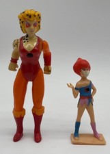 VINTAGE Thundercats 1985 LJN Telepix Cheetara & WilyKit FIGURE