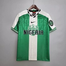 Image of Nigeria Remake 1996 Home / Away Football Shirt Jersey S,M,L, XL