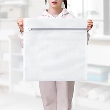 3Zipped Wash Bag Mesh Net Laundry Washing Machine Lingerie Underwear Bra Socks&=