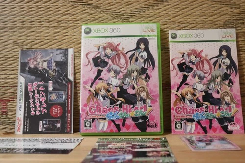 Chaos Head Love Chu Chu! Complete Set! Japan Xbox 360 XB360 Very Good Condition!