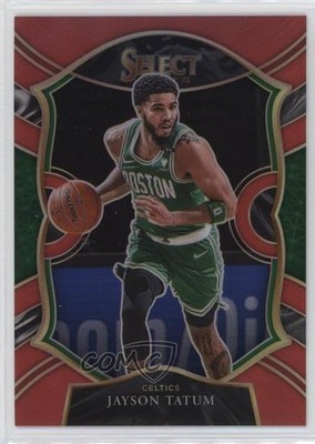 2020-21 Panini Select Concourse Red Prizm 161/199 Jayson Tatum #41 12ks