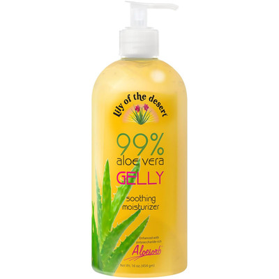 Lily of the Desert Gelly Moisturizer - 99% Organic Aloe Vera Gel for Skin, after