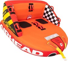 AIRHEAD Mable Inflatable Towable Tube for Boating Water Sports 2 Riders
