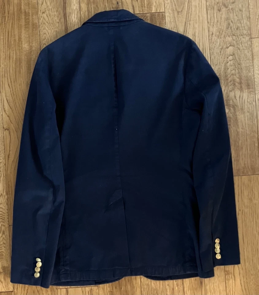 Blazer POLO Ralph Lauren Crestado Ajuste Personalizado 40 Regular Foto 2 de 4